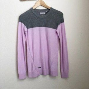 Sweater, Color Block, Side Zipper Detail